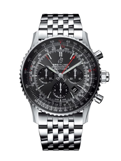 breitling navitimer 1 b03 chronograph rattrapante 45 stratos grey|chronograph rattrapante 45.